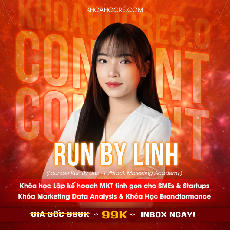 Combo 3 Khóa Học Run By Linh Academy – Marketing Fullstack Combo 3 Khóa Học Run By Linh Academy – Marketing Fullstack